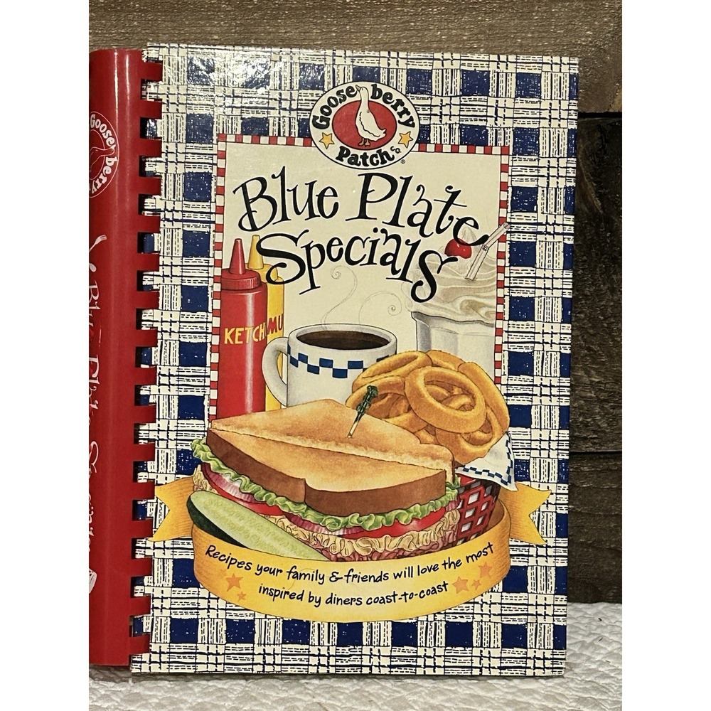 BLUE PLATE SPECIALS‎ Gooseberry Patch Cookbook Recipes Inspired VTG